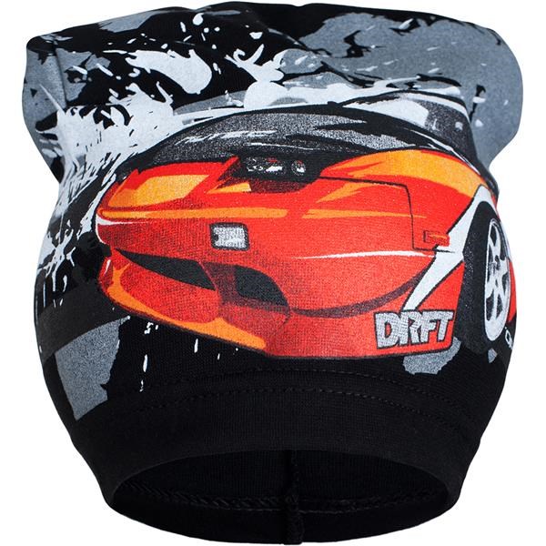 E-shop Jarná detská čiapočka New Baby auto čierné, 104 (3-4r) - 30552