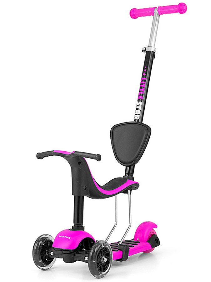 E-shop Detská kolobežka Milly Mally Little Star pink - 30682