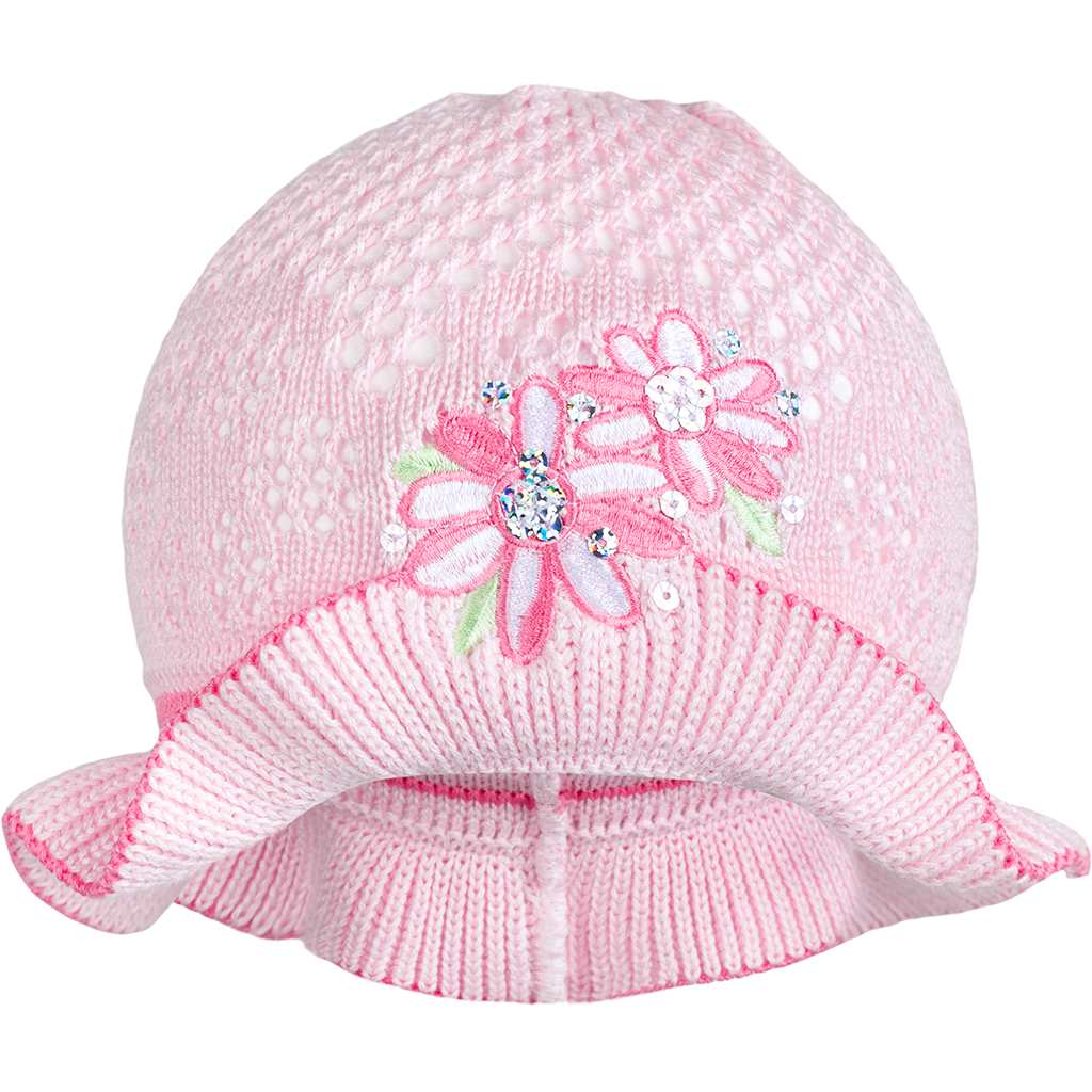 E-shop Pletený klobúčik New Baby ružovo-ružovy, 104 (3-4r) - 30794