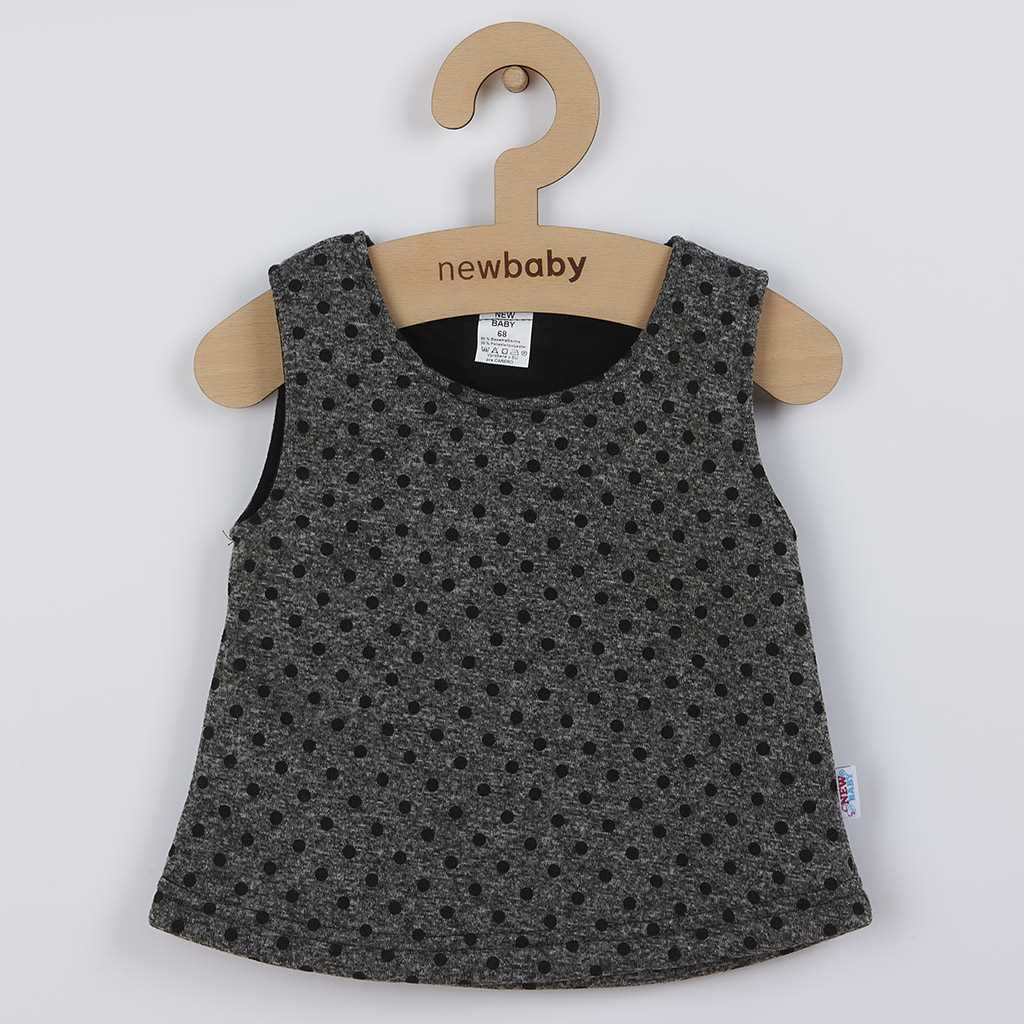 E-shop Dojčenská zimná tunika New Baby Princess, 74 (6-9m) - 32766