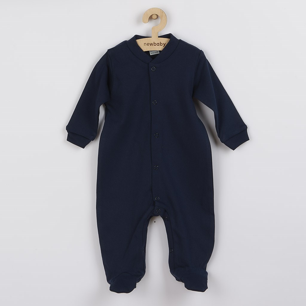 E-shop Dojčenský overal New Baby Classic II tmavo modrý, 80 (9-12m) - 35108