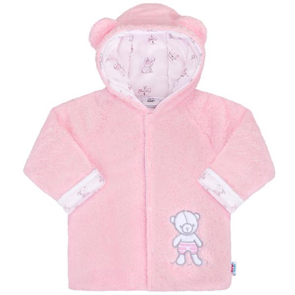 E-shop Zimný kabátik New Baby Nice Bear ružový, 74 (6-9m) - 36841