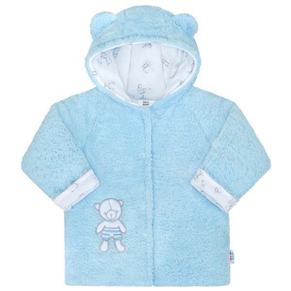 E-shop Zimný kabátik New Baby Nice Bear modrý, 80 (9-12m) - 36844