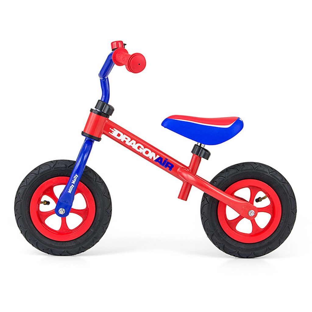 E-shop Detské odrážadlo kolo Milly Mally Dragon Air red-blue - 37084