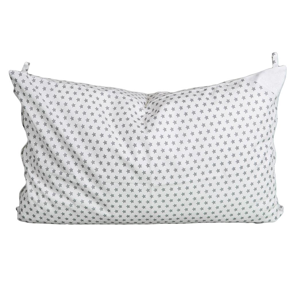 E-shop Eva Kiedroňová Obliečka na vankúš biela s hviezdičkami - 60x40 cm - 37765