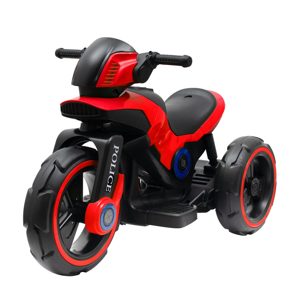 E-shop Detská elektrická motorka Baby Mix POLICE červená - 38057