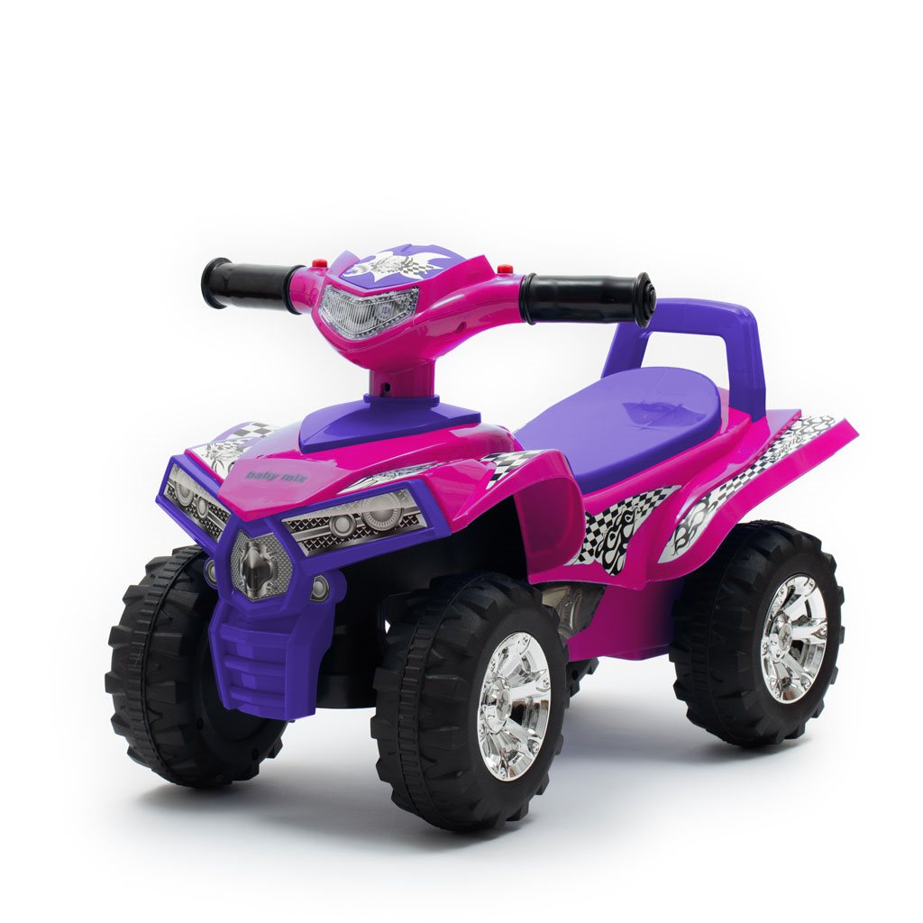 E-shop Detské odrážadlo so zvukom Štvorkolka Baby Mix ružové - 38075