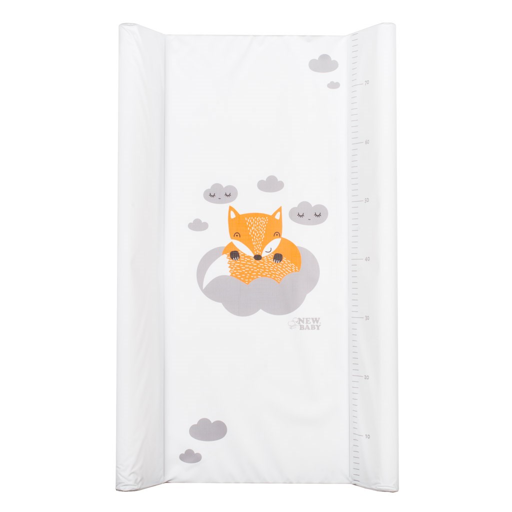 E-shop Prebaľovacia podložka New Baby Líška biela 80x50cm - 39100