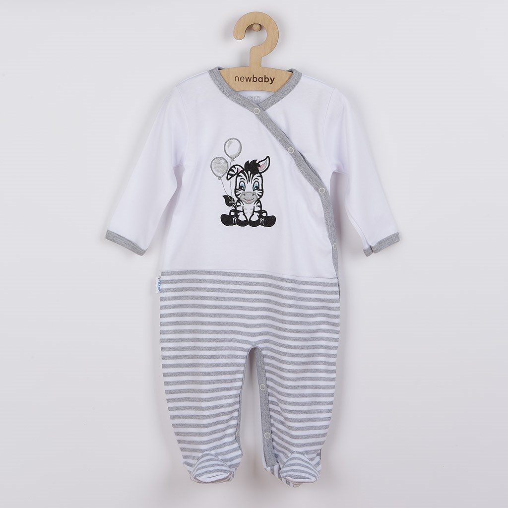 E-shop Dojčenský bavlnený overal New Baby Zebra exclusive, 80 (9-12m) - 39838