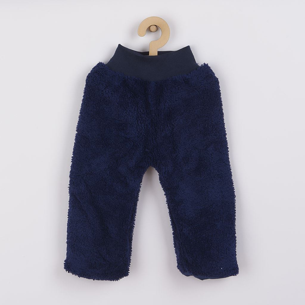 E-shop Zimné detské tepláčky New Baby Penguin tmavo modré, 62 (3-6m) - 40159