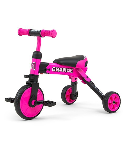 E-shop Detská trojkolka 2v1 Milly Mally Grande pink - 41644