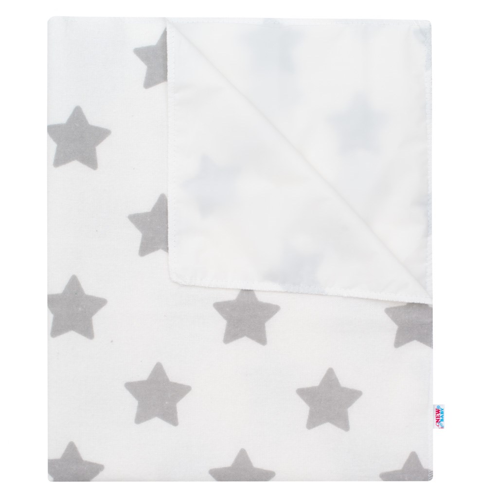 E-shop Nepremokavá flanelová podložka New Baby hviezdičky - 41788