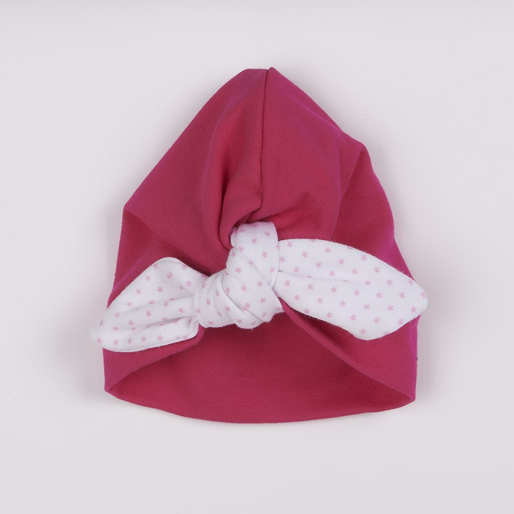 E-shop Dievčenská čiapočka turban New Baby For Girls dots, 80 (9-12m) - 41972