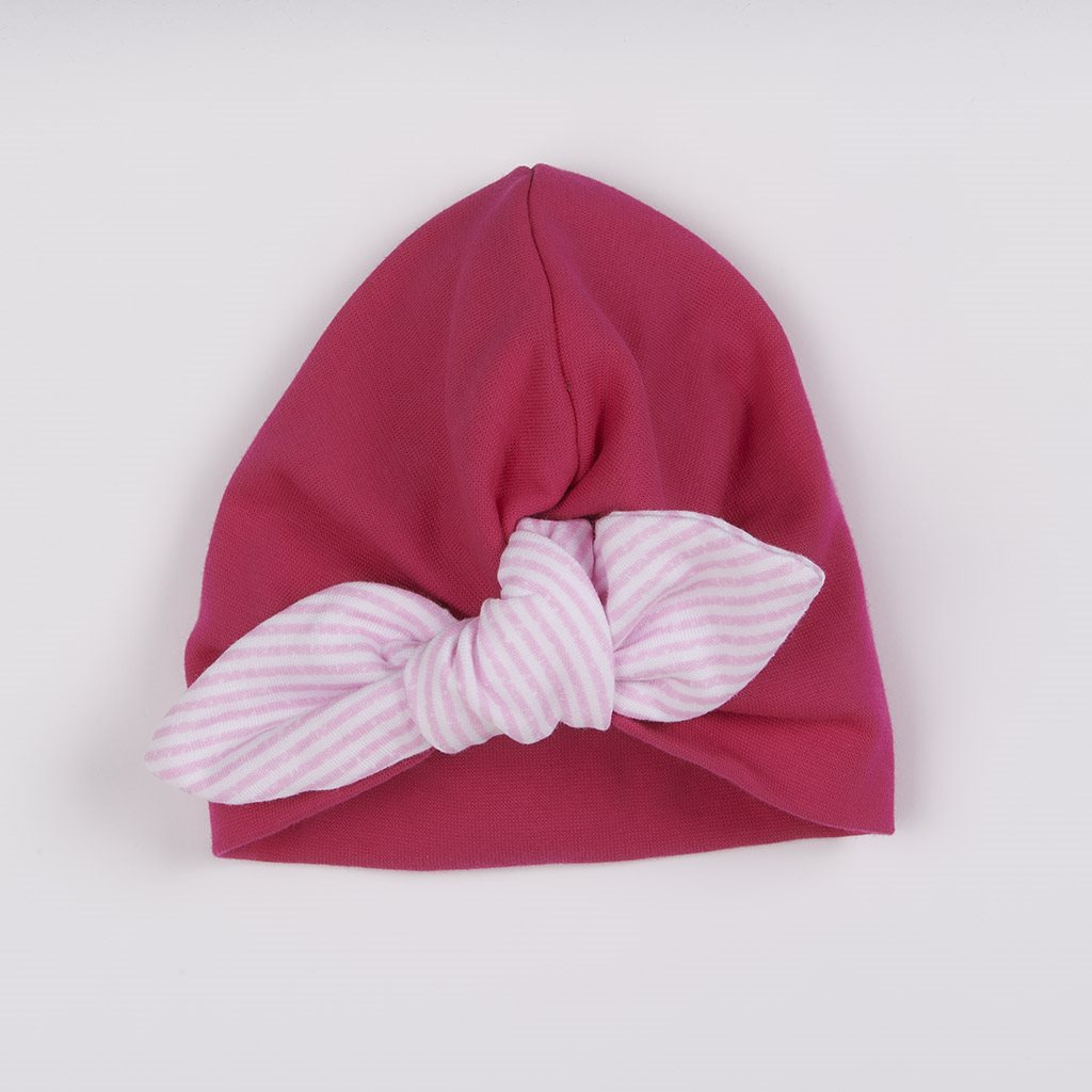 E-shop Dievčenská čiapočka turban New Baby For Girls stripes, 74 (6-9m) - 41977