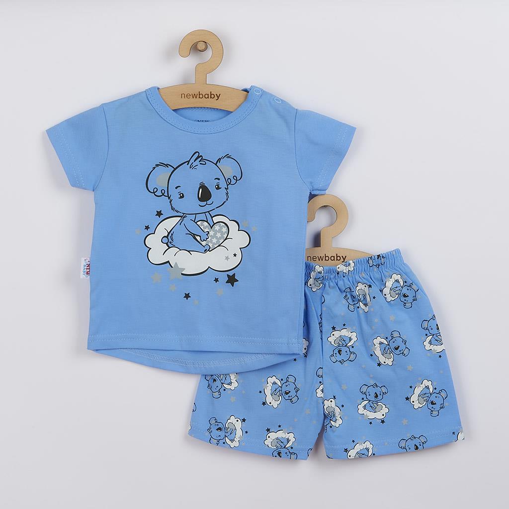 E-shop Detské letné pyžamko New Baby Dream modré, 68 (4-6m) - 42832