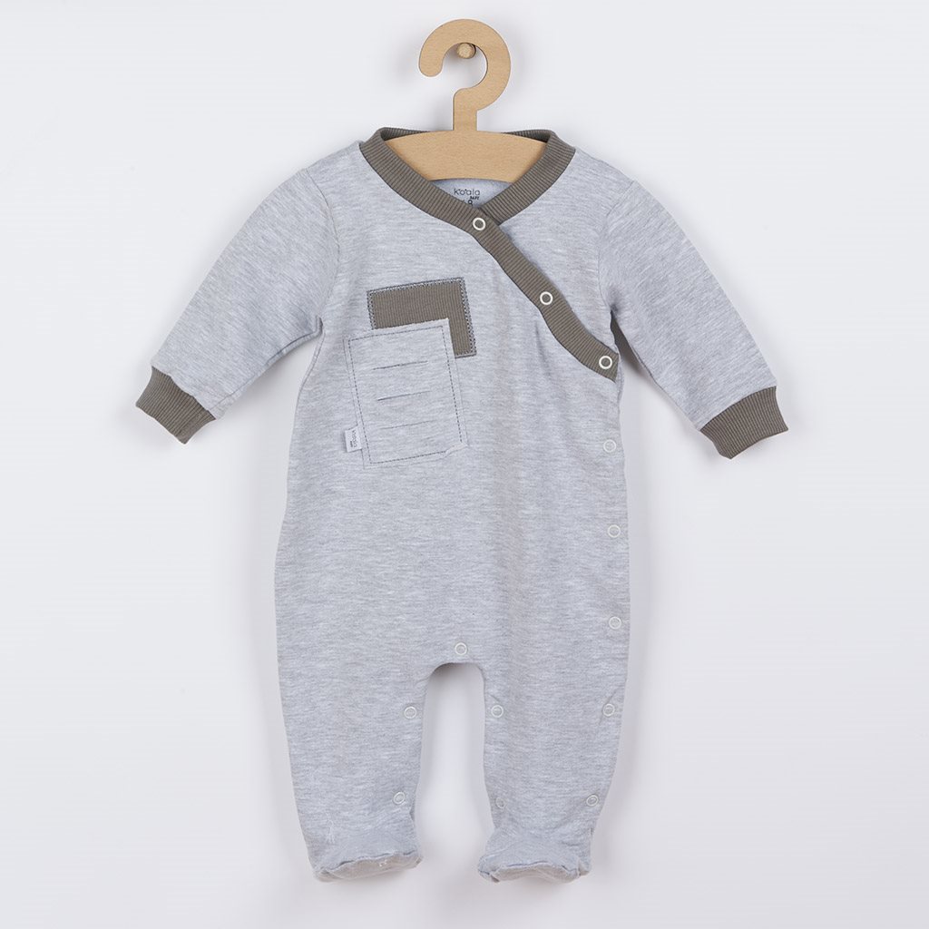 E-shop Dojčenský overal Koala Kamil sivý, 74 (6-9m) - 43212