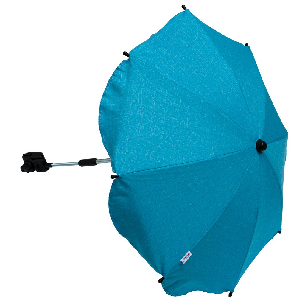 E-shop NEW BABY Slnečník na kočík - modrý melír - 43218