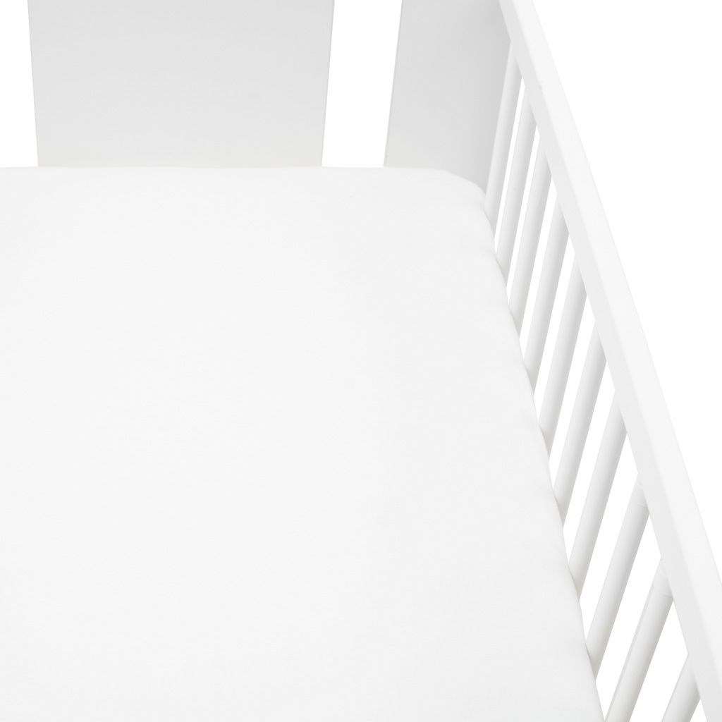 E-shop Jersey prestieradlo do postieľky New Baby 120x60 biele - 43224