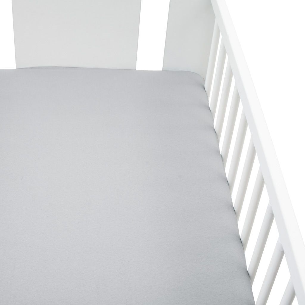 E-shop Jersey prestieradlo do postieľky New Baby 120x60 sivé - 43225