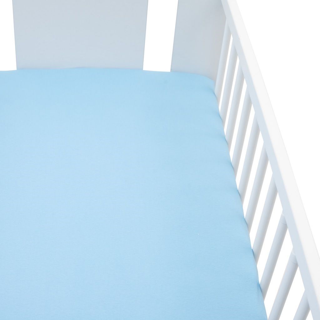 E-shop Jersey prestieradlo do postieľky New Baby 120x60 modré - 43226
