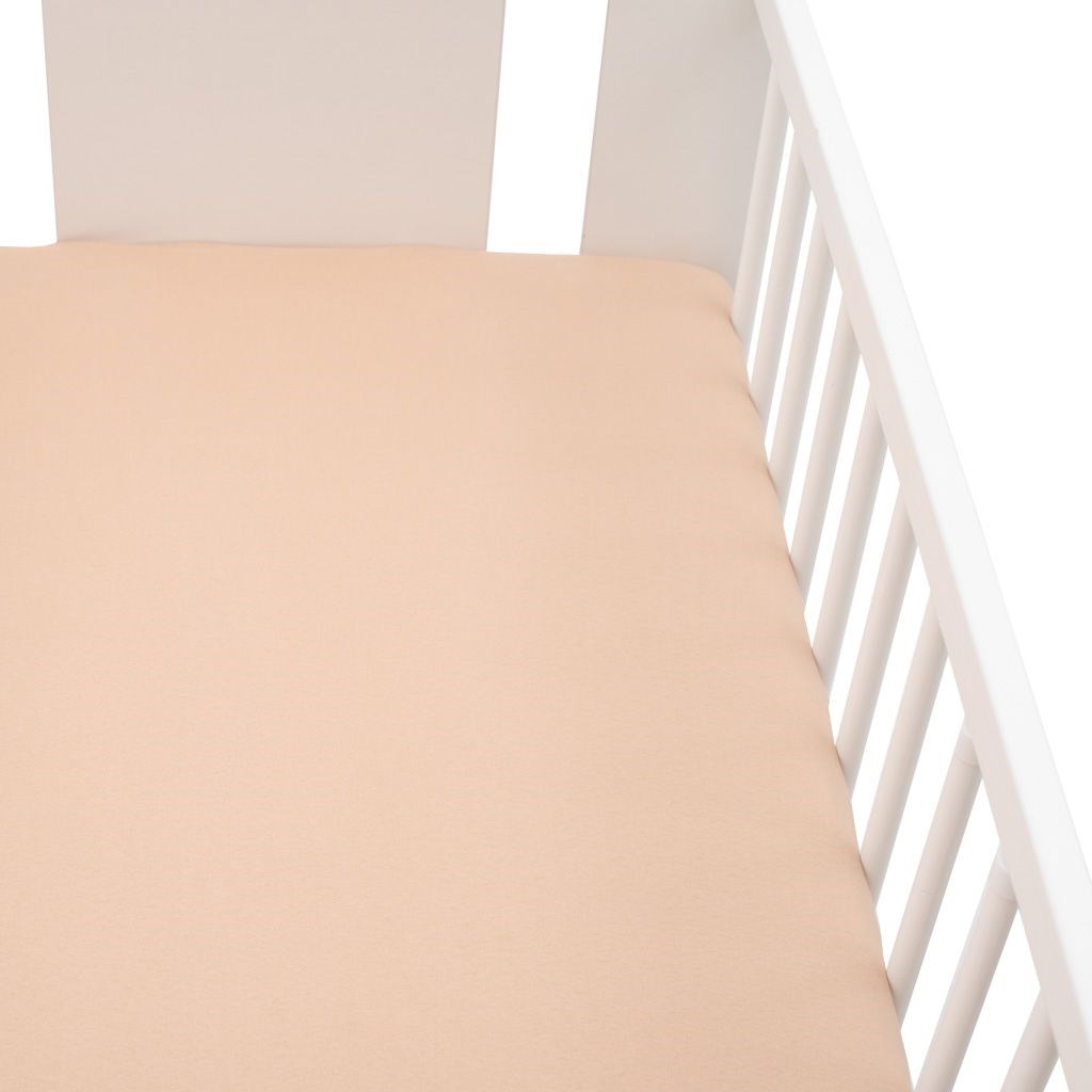 E-shop Jersey prestieradlo do postieľky New Baby 120x60 béžové - 43228
