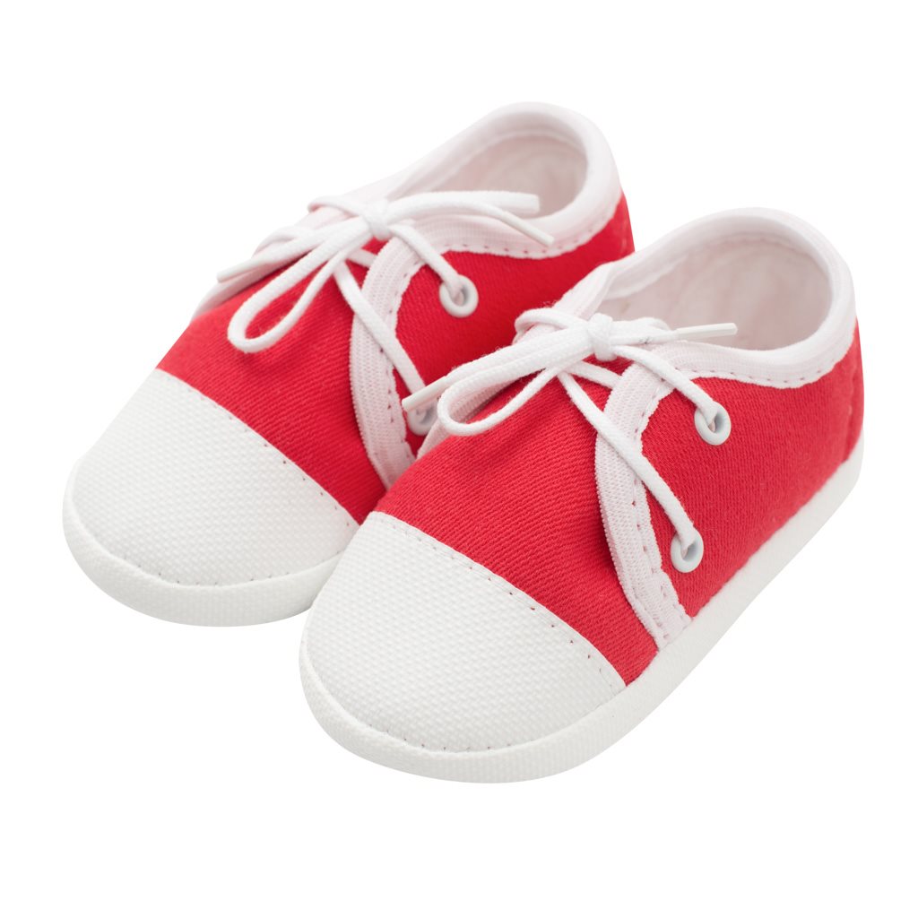 E-shop Dojčenské capačky tenisky New Baby červené 0-3 m, 116/122 - 43402