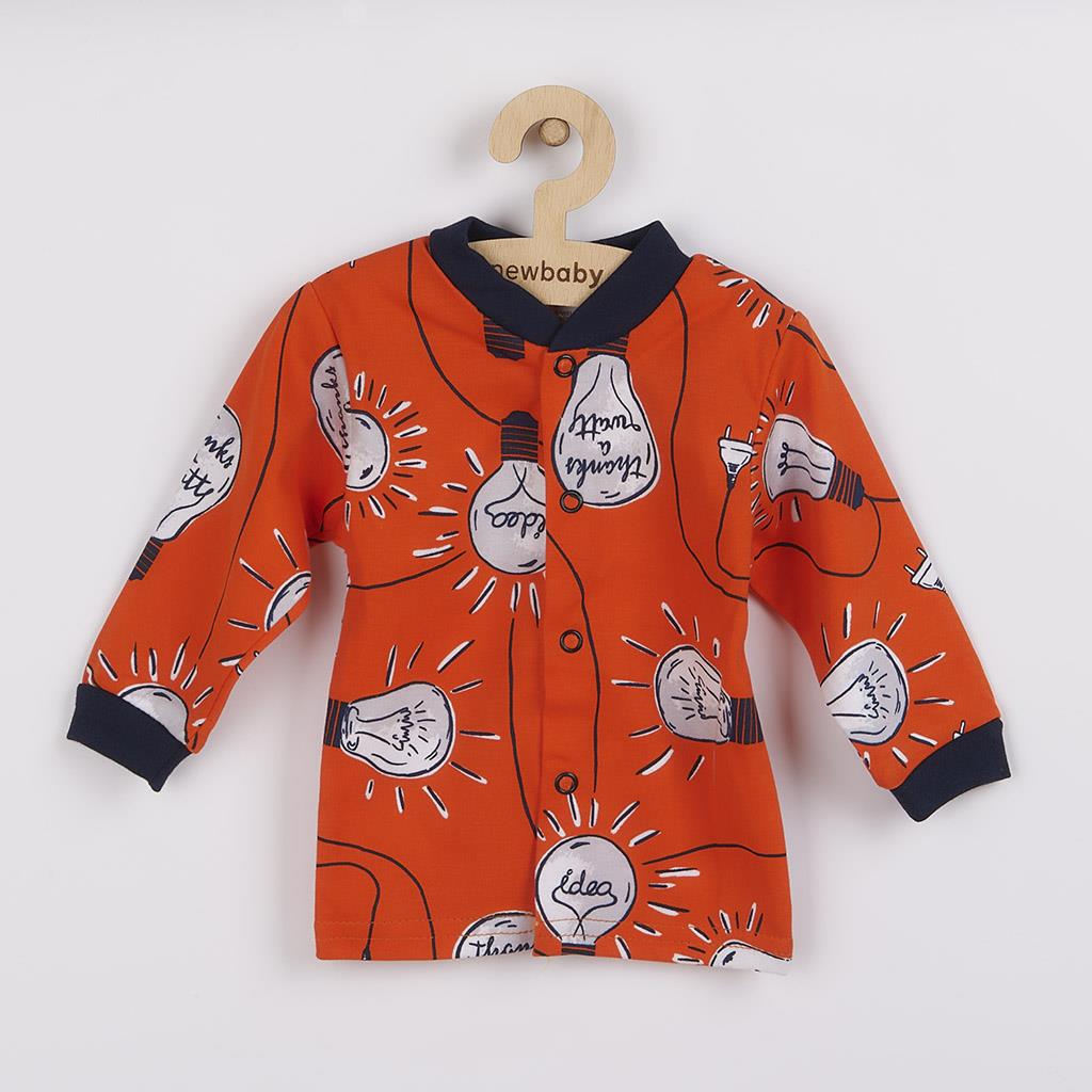 E-shop Dojčenský bavlnený kabátik New baby skvelý nápad, 68 (4-6m) - 45204