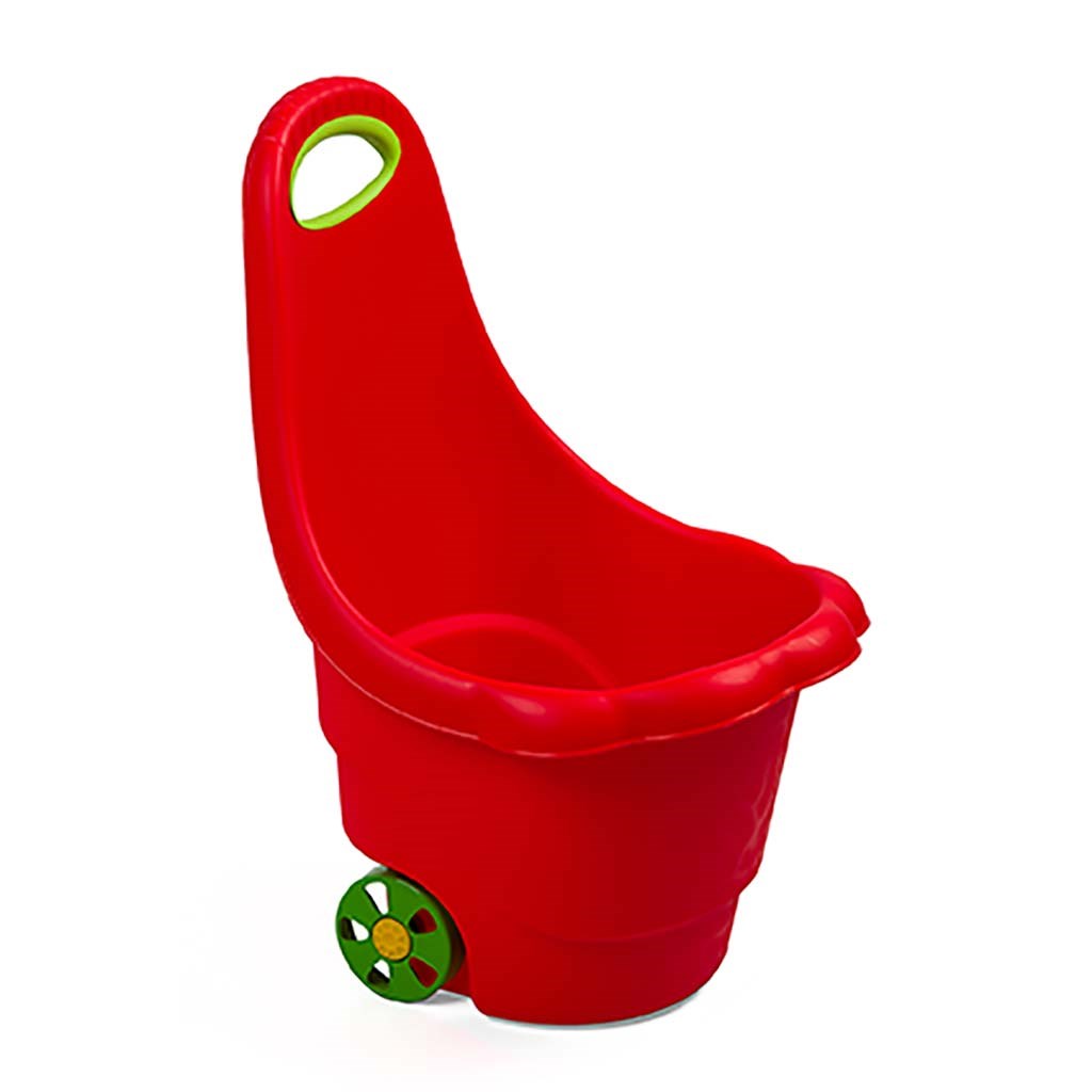 E-shop Detský multifunkčný vozík BAYO Sedmokráska 60 cm červený - 45512