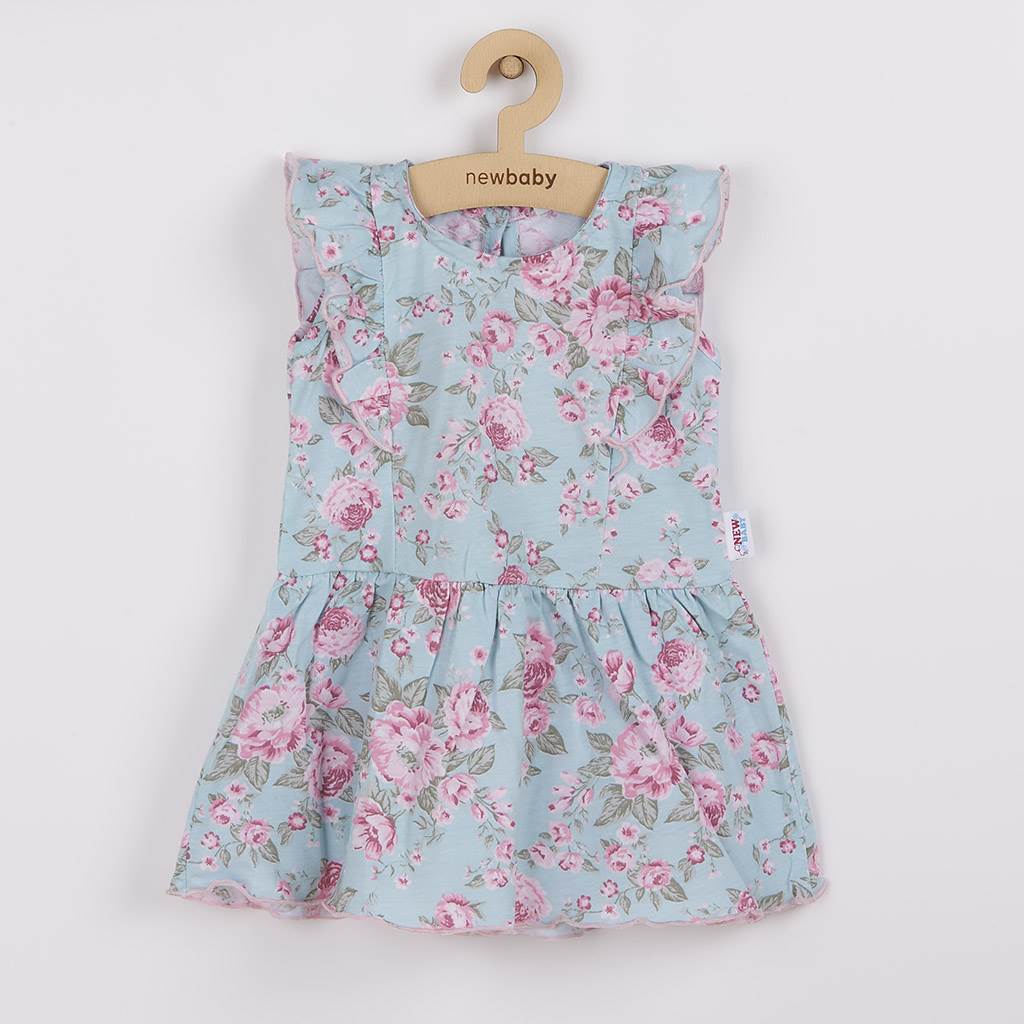 E-shop Dojčenské letné bavlnené šatôčky New Baby Roses, 56 (0-3m) - 45661