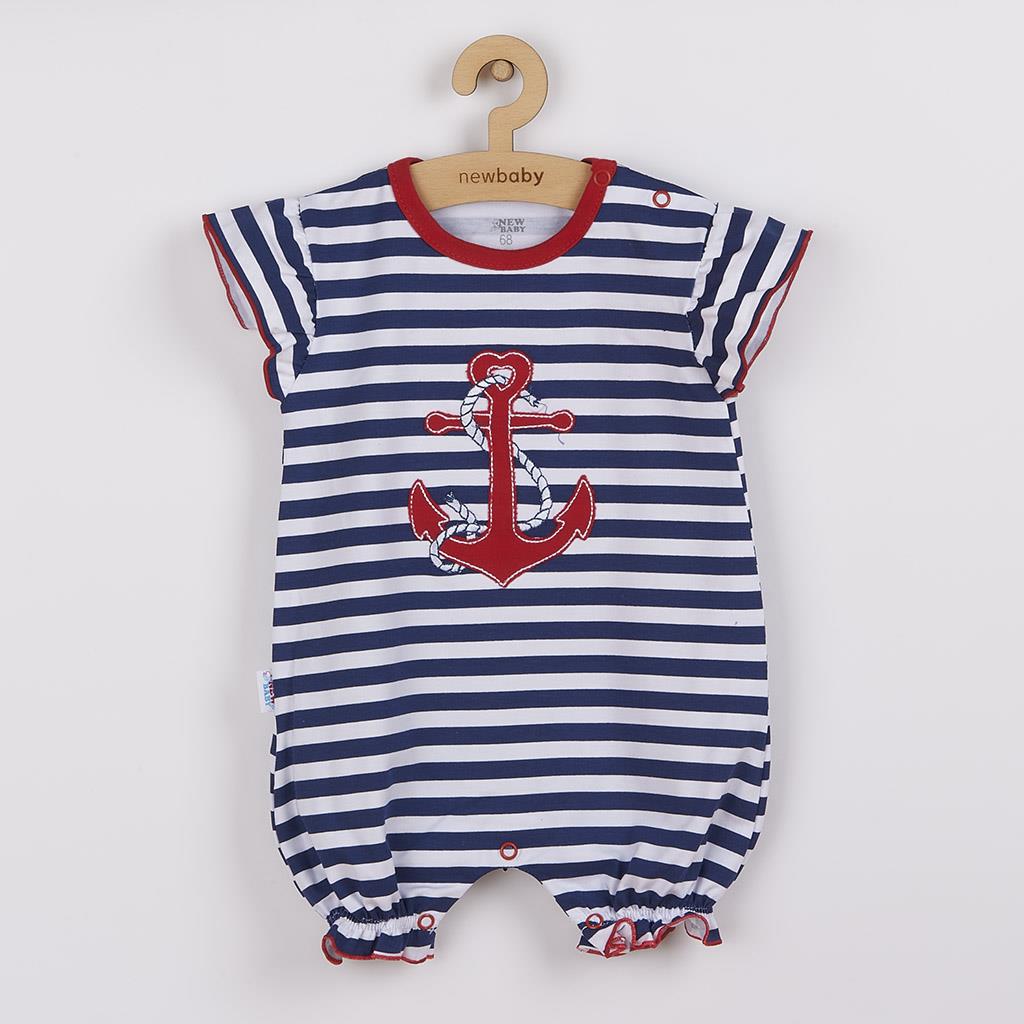 E-shop Dievčenský letný overal New Baby Marine, 56 (0-3m) - 45694