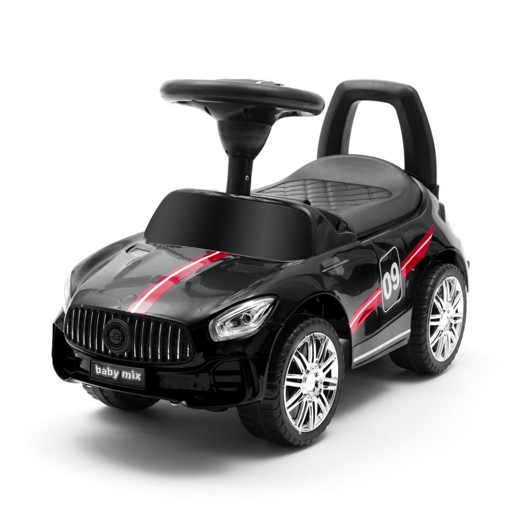 E-shop Detské odrážadlo so zvukom Baby Mix RACER čierne - 45832