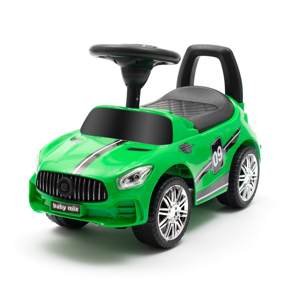 E-shop Detské odrážadlo so zvukom Baby Mix RACER zelené - 45833