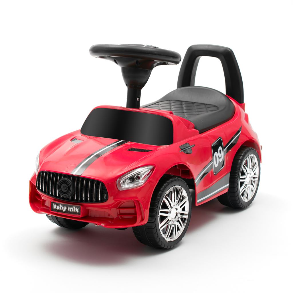 E-shop Detské odrážadlo so zvukom Baby Mix RACER červené - 45834