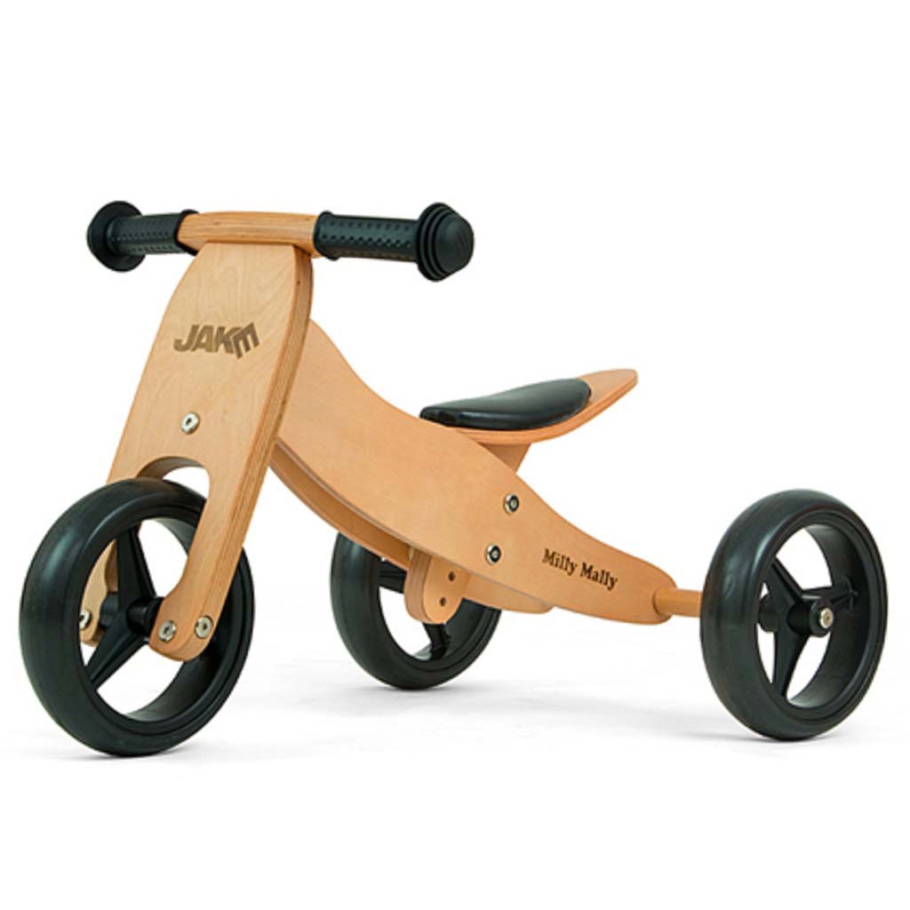 E-shop Detské multifunkčné odrážadlo bicykel 2v1 Milly Mally JAKE Natural - 45874
