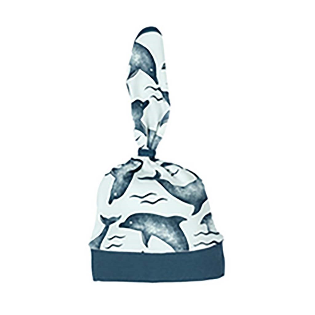 E-shop Dojčenská bavlnená čiapočka-šatka Nicol Dolphin, 56/62 - 46138