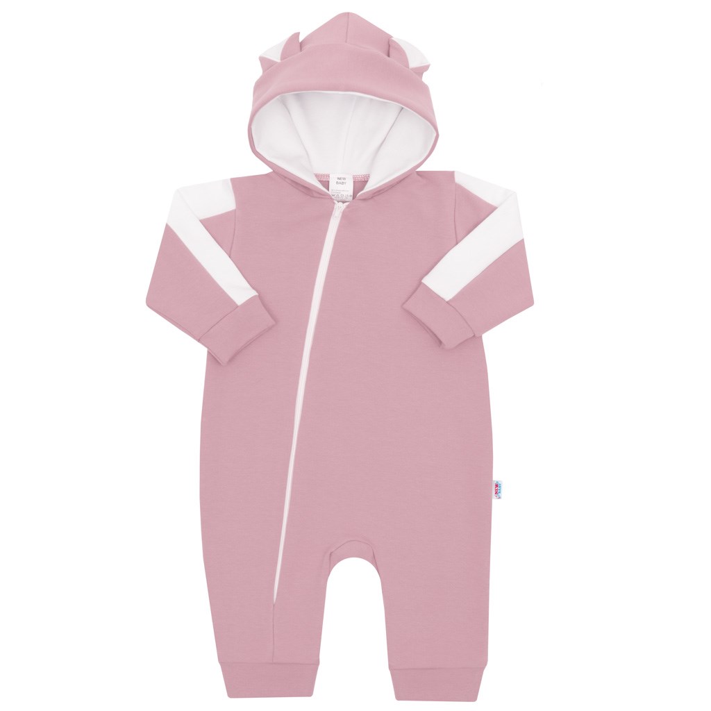 E-shop Dojčenský teplákový overal New Baby The Best ružový, 92 (18-24m) - 46953