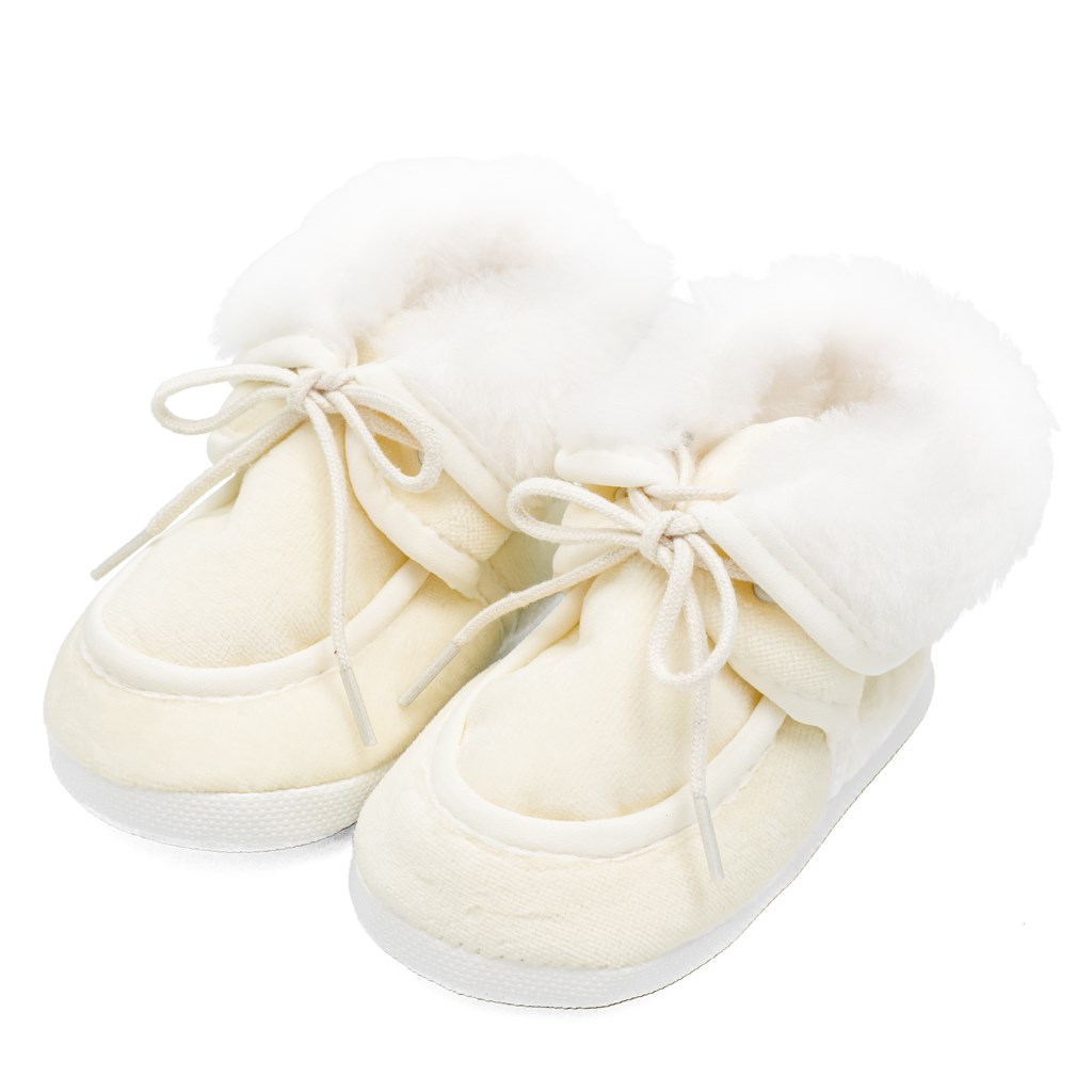 E-shop Dojčenské zimné capačky New Baby bežové 3-6 m, 3- 6 m - 49967
