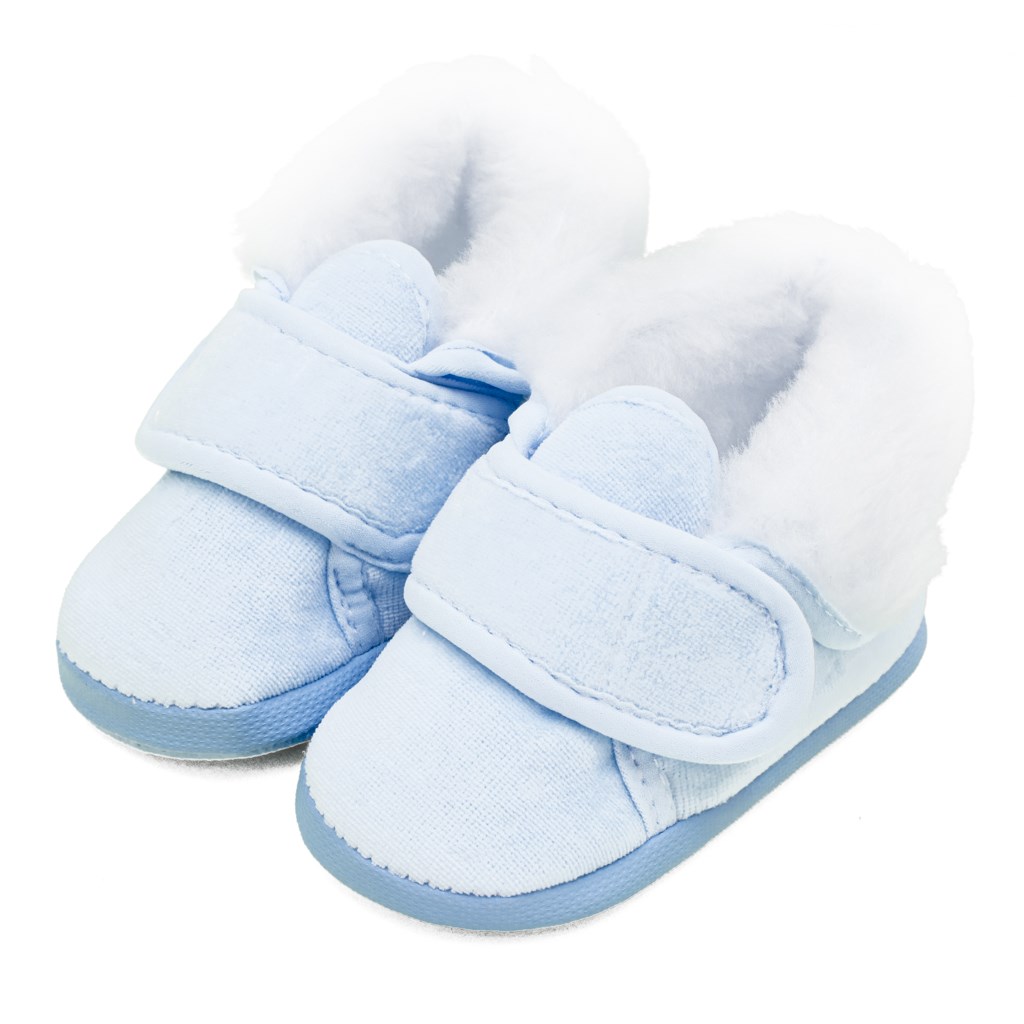 E-shop Dojčenské zimné capačky New Baby modré 0-3 m, 116/122 - 49982