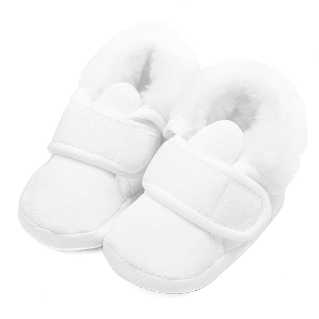 E-shop Dojčenské zimné semiškové capačky ku krstu New Baby 0-3 m chlapec, 116/122 - 50021