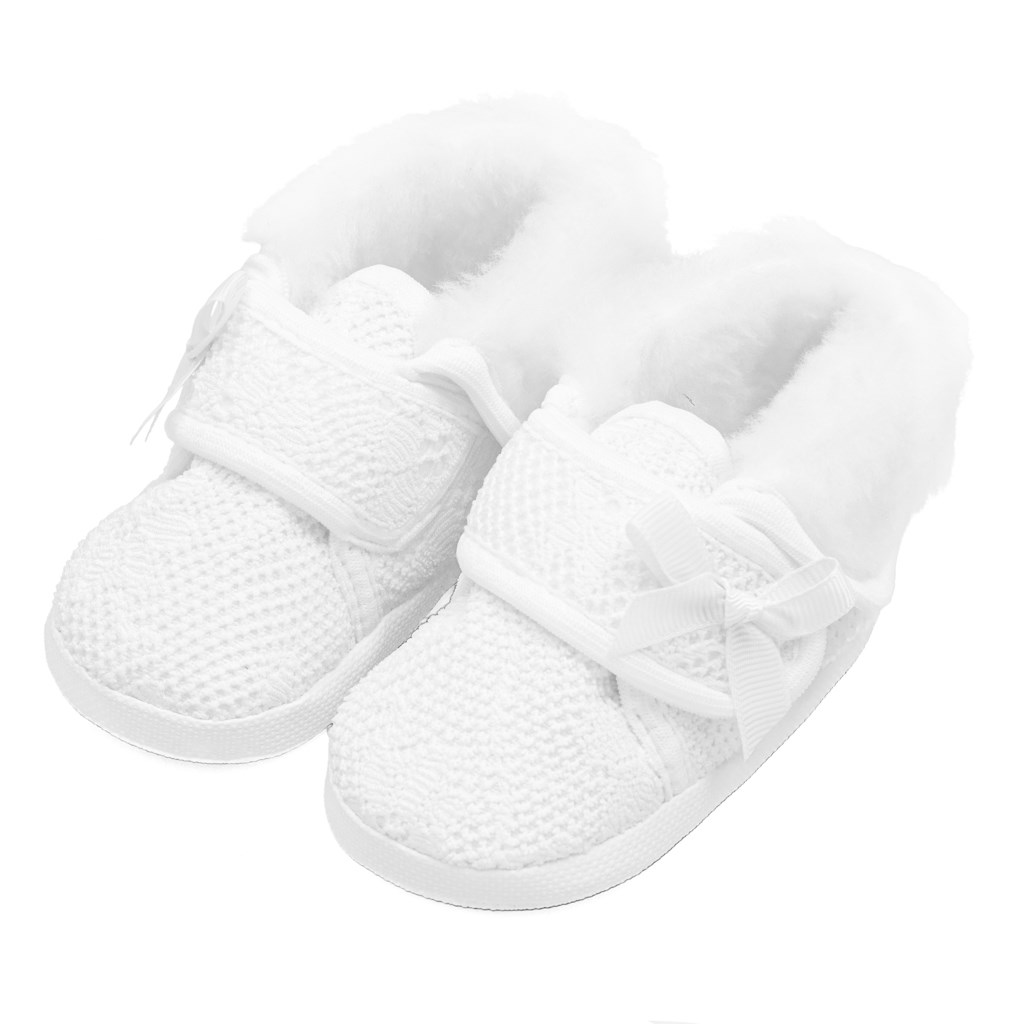 E-shop Dojčenské zimné capačky ku krstu New Baby 12-18 m dievča, 12-18 m - 50027