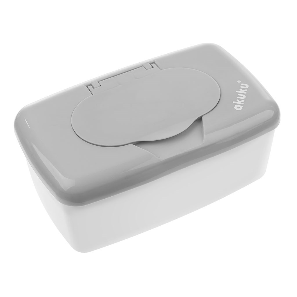 E-shop Box na vlhčené obrúsky Akuku sivý - 50048