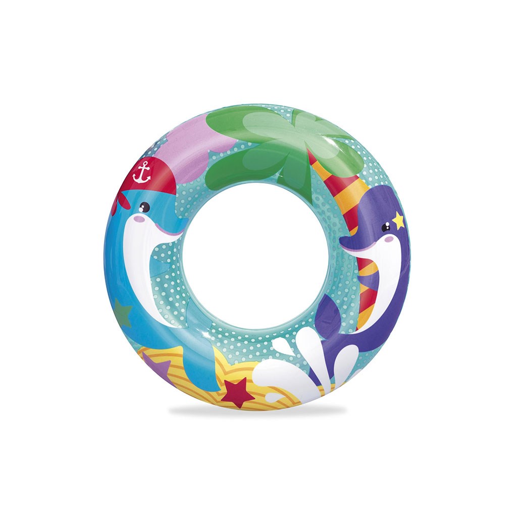 E-shop Detský nafukovací kruh Bestway 51cm Delfíny - 50238