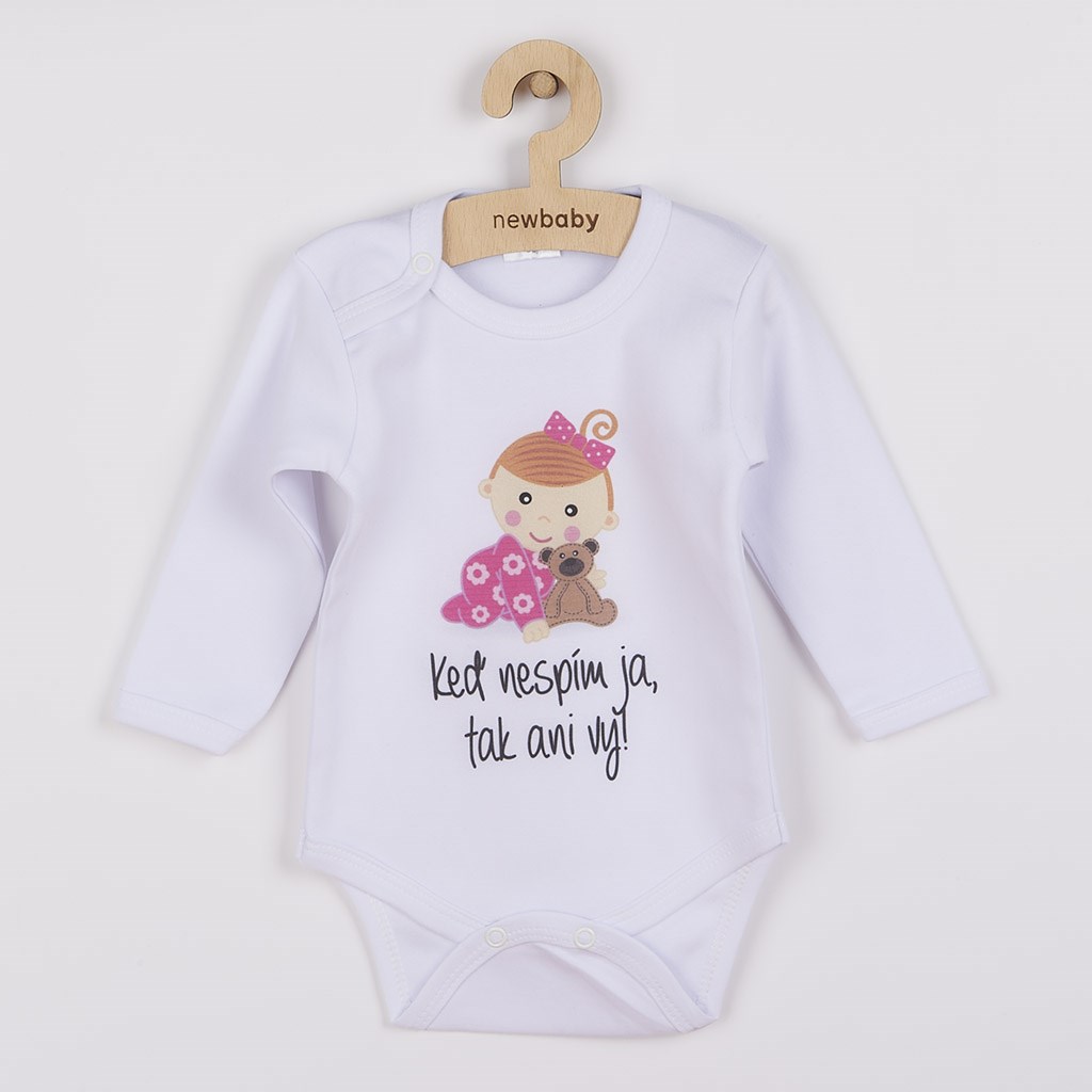E-shop Body s potlačou New Baby Keď nespím ja, tak ani vy, 50 - 50582