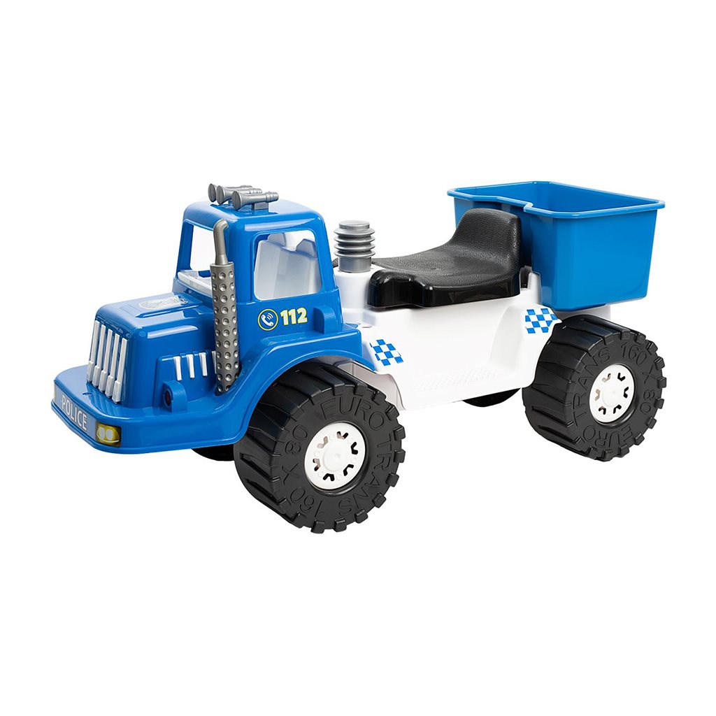 E-shop Detské policajné odrážadlo BAYO POLICE 70 cm modré - 44910
