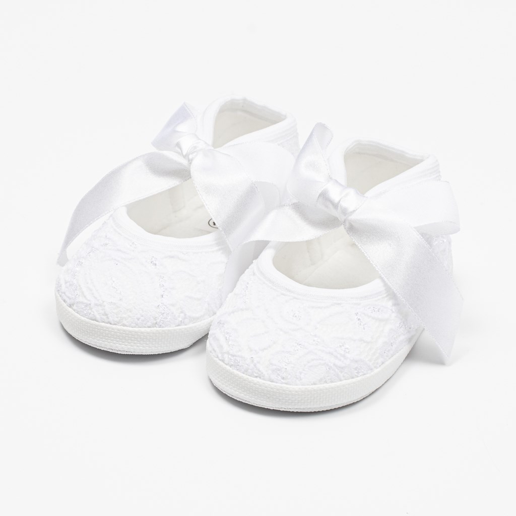 E-shop Dojčenské krajkové capačky New Baby biela 12-18 m, 12-18 m - 50282
