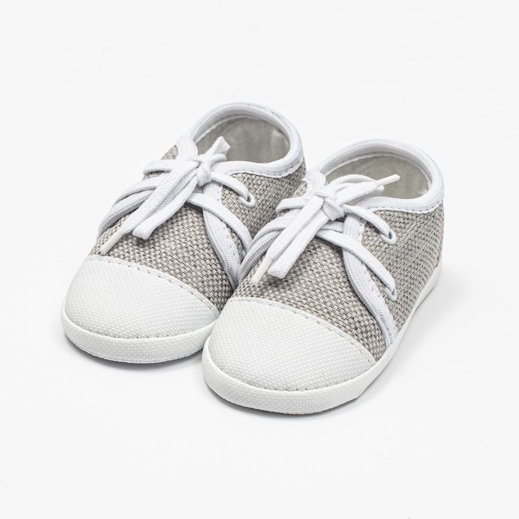 E-shop Dojčenské tenisky capačky New Baby jeans sivá 3-6 m, 3- 6 m - 50288