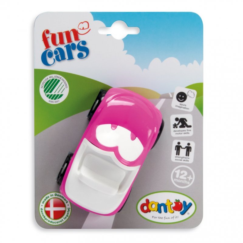E-shop DANTOY Fun Cars športové auto ružové 1ks 12m+