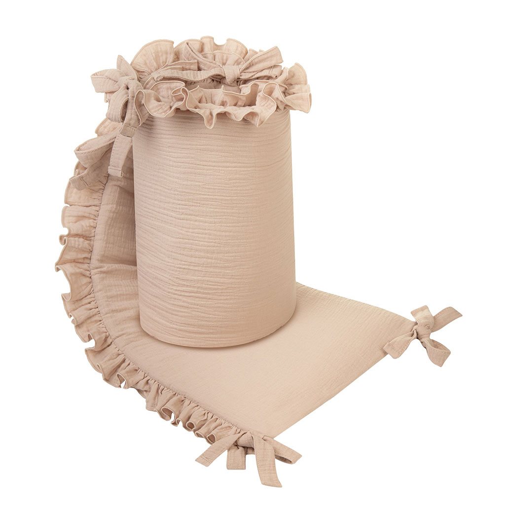 E-shop Mantinel do postieľky Belisima Mušelín cappuccino - 51197