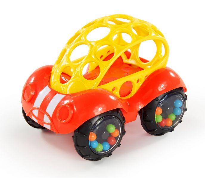 E-shop OBALL Hračka autíčko Rattle&Roll™, červené 3m+