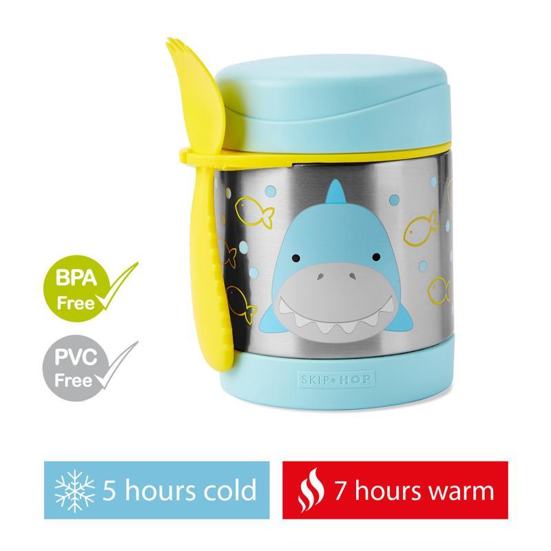 E-shop SKIPHOP SKIP HOP Zoo Termoska na jedlo s lyžičko/vidličkou Žralok 325 ml, 3r+